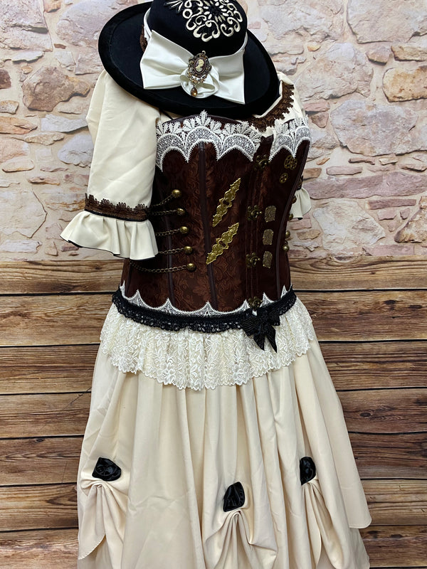 Steampunk Kleid Unikat – Gr. 50, Ansicht 6