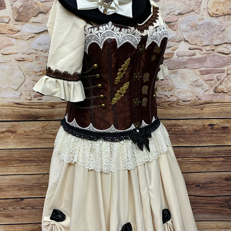 Steampunk Kleid Unikat – Gr. 50, Ansicht 6