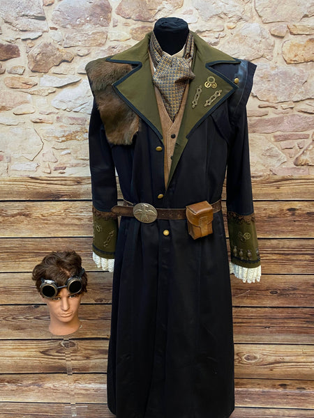 Steampunk Mantel Unikat Herren Größe L