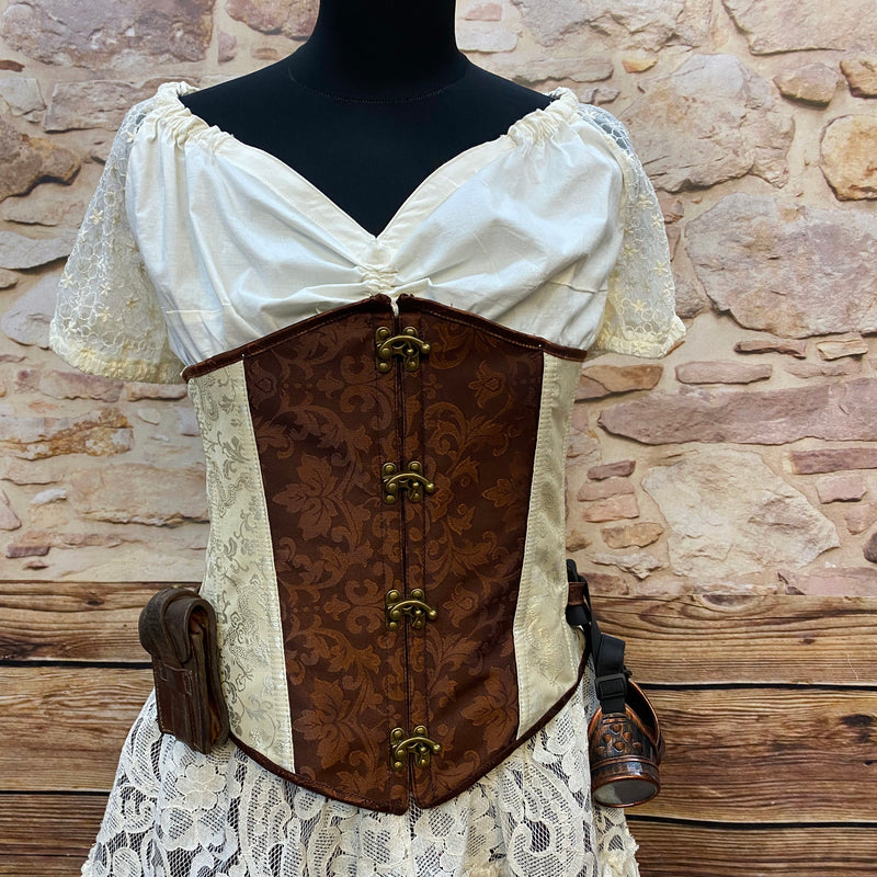 Steampunk Damen Unikat Gr. 42 – 8-teiliges Komplett-Outfit