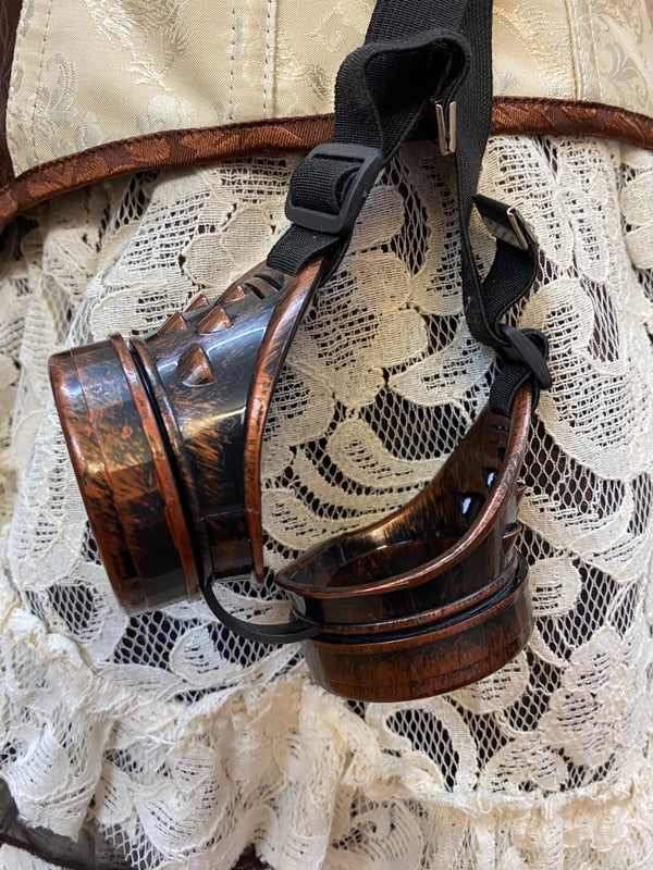 Steampunk Damen Unikat Gr. 42 – 8-teiliges Komplett-Outfit