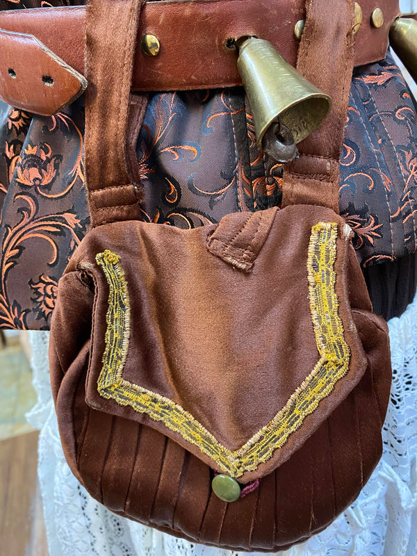 Steampunk Damen Unikat Gr. 40 – Komplett-Outfit mit Corsage & Accessoires