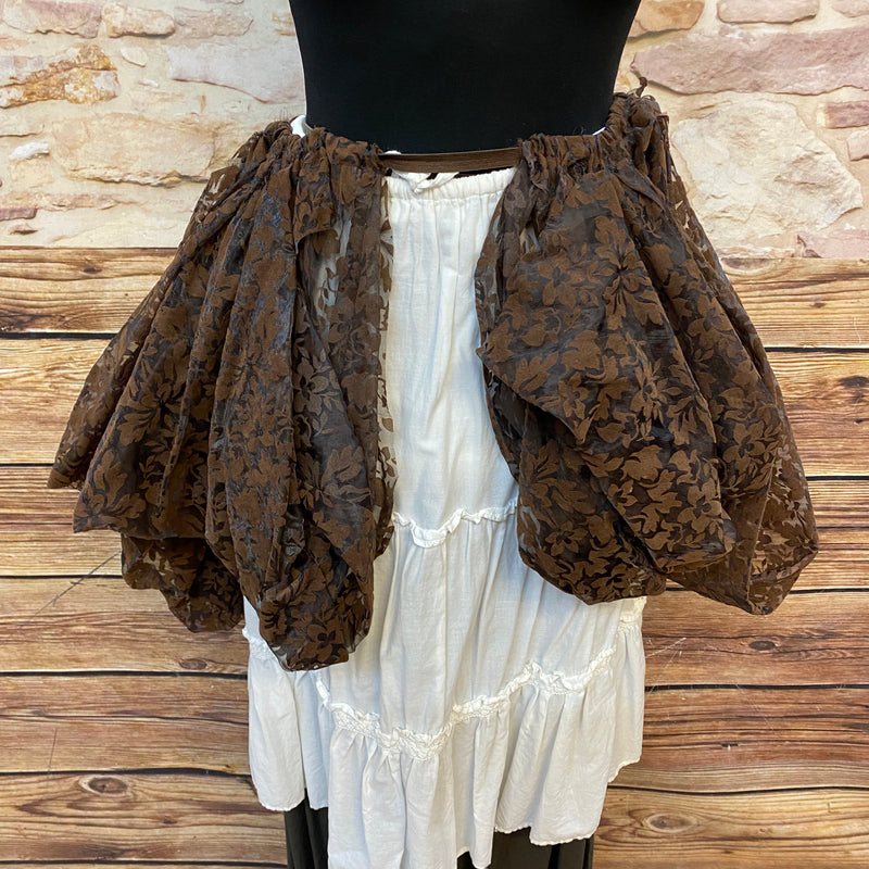 Steampunk Damen Outfit Unikat Gr. 38/40 – Corsage & Lagenröck
