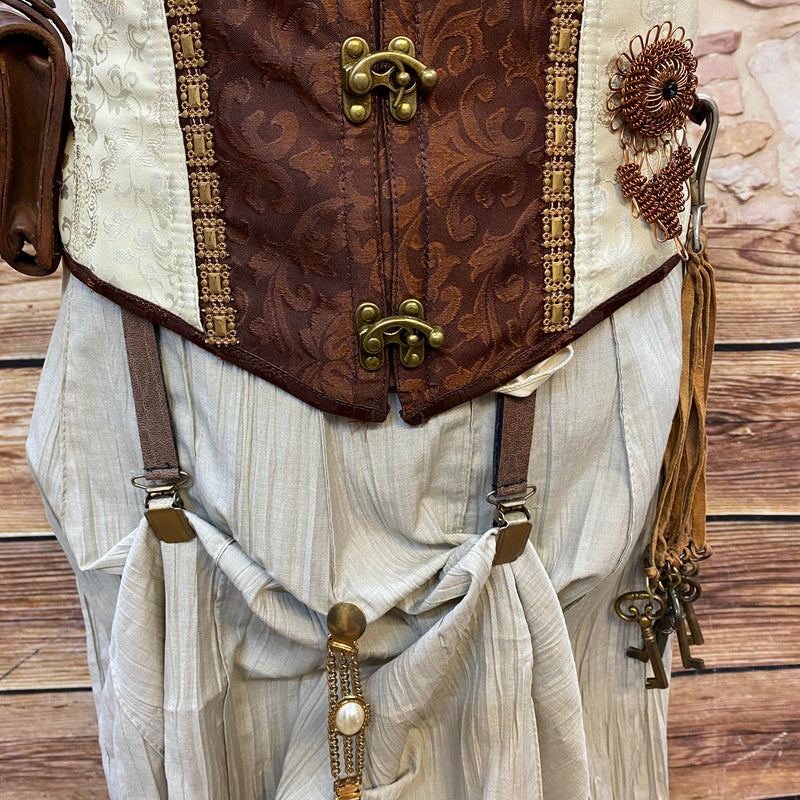 Steampunk Damen Outfit Gr. 38/40 – aufwendig zusammengestelltes Unikat