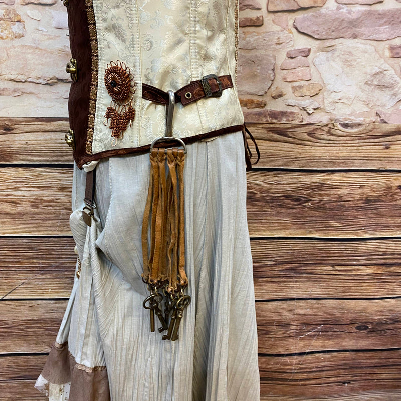 Steampunk Damen Outfit Gr. 38/40 – aufwendig zusammengestelltes Unikat