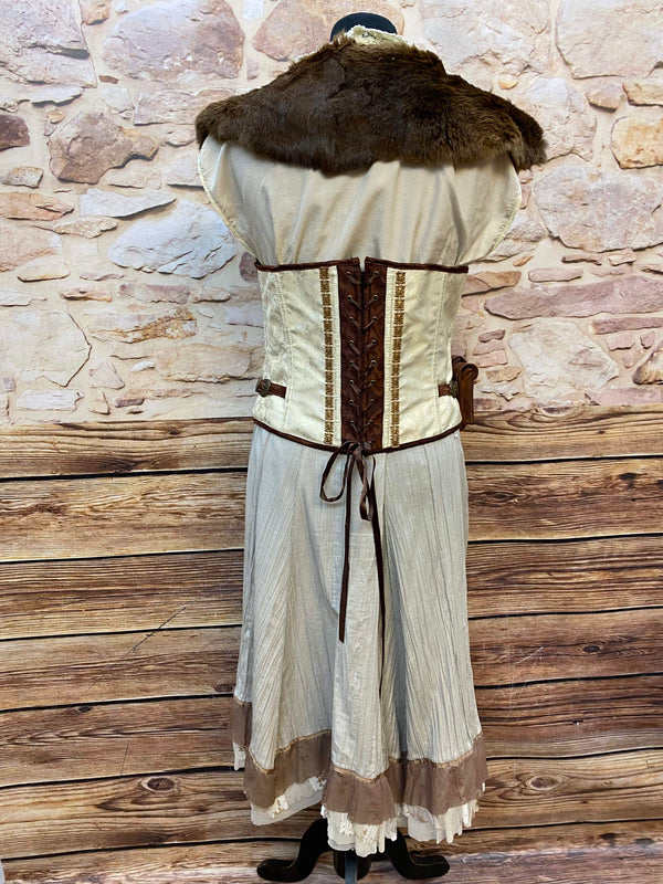 Steampunk Damen Outfit Gr. 38/40 – aufwendig zusammengestelltes Unikat