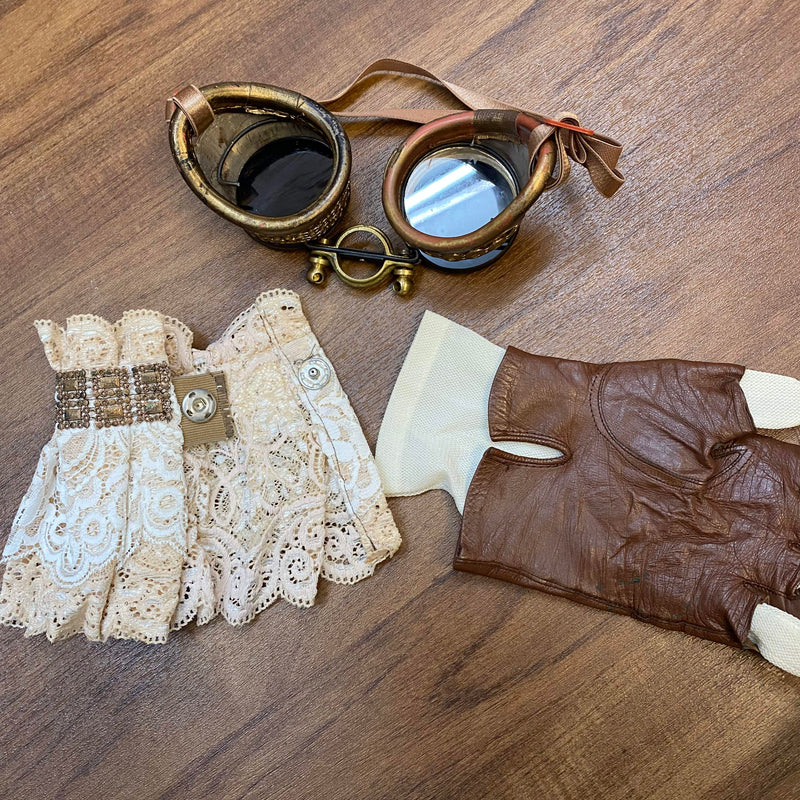 Steampunk Damen Outfit Gr. 38/40 – aufwendig zusammengestelltes Unikat