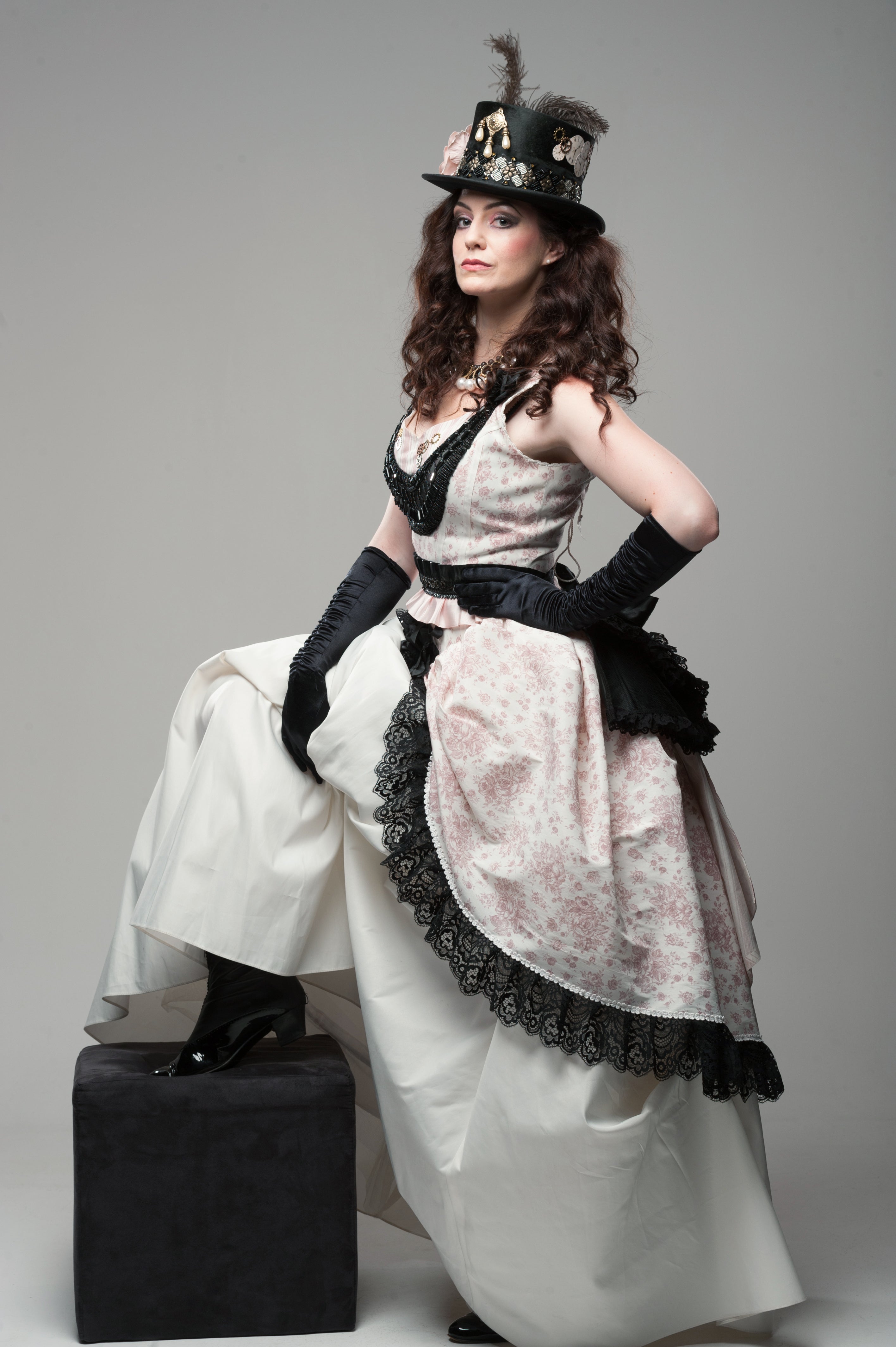 Brautkleid 18. Jahrhundert, Viktorianisch, Retro, Vintage, Rokoko, Steampunk