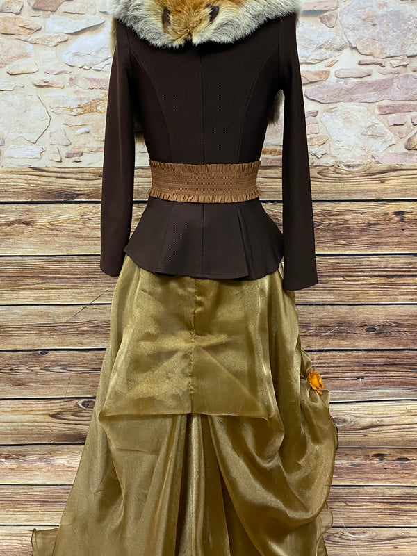 Steampunk Damen-Kostüm Mode hochwertig Gr.34, Unikat