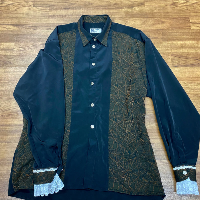 Hochwertiges Steampunk Outfit Herren Gr.58, Vintage-Cut Jacke und antiker Hose, Unikat