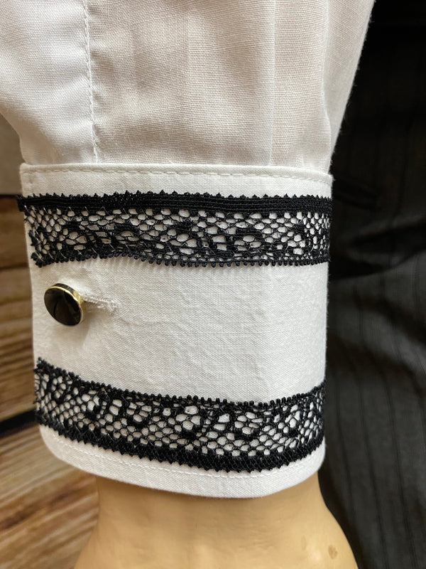 Hochwertiger Herren Steampunk Hochzeits-Anzug mit Frack und Stresemann-Hose Gr.M Unikat