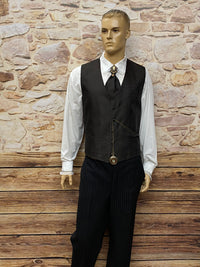 Steampunk Hochzeitsanzug mit Frack und Stresemann-Hose Gr.56 Unikat