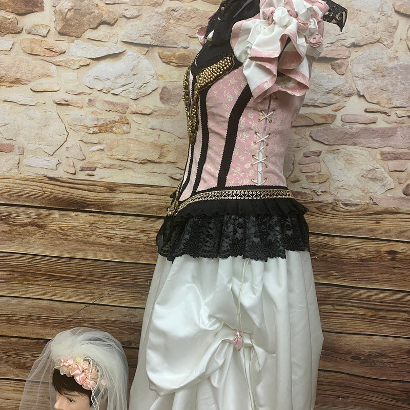 Steampunk Hochzeitskleid Brautkleid Gr.38