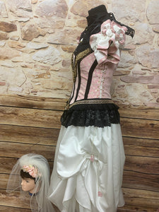 Steampunk Hochzeitskleid Brautkleid Gr.38