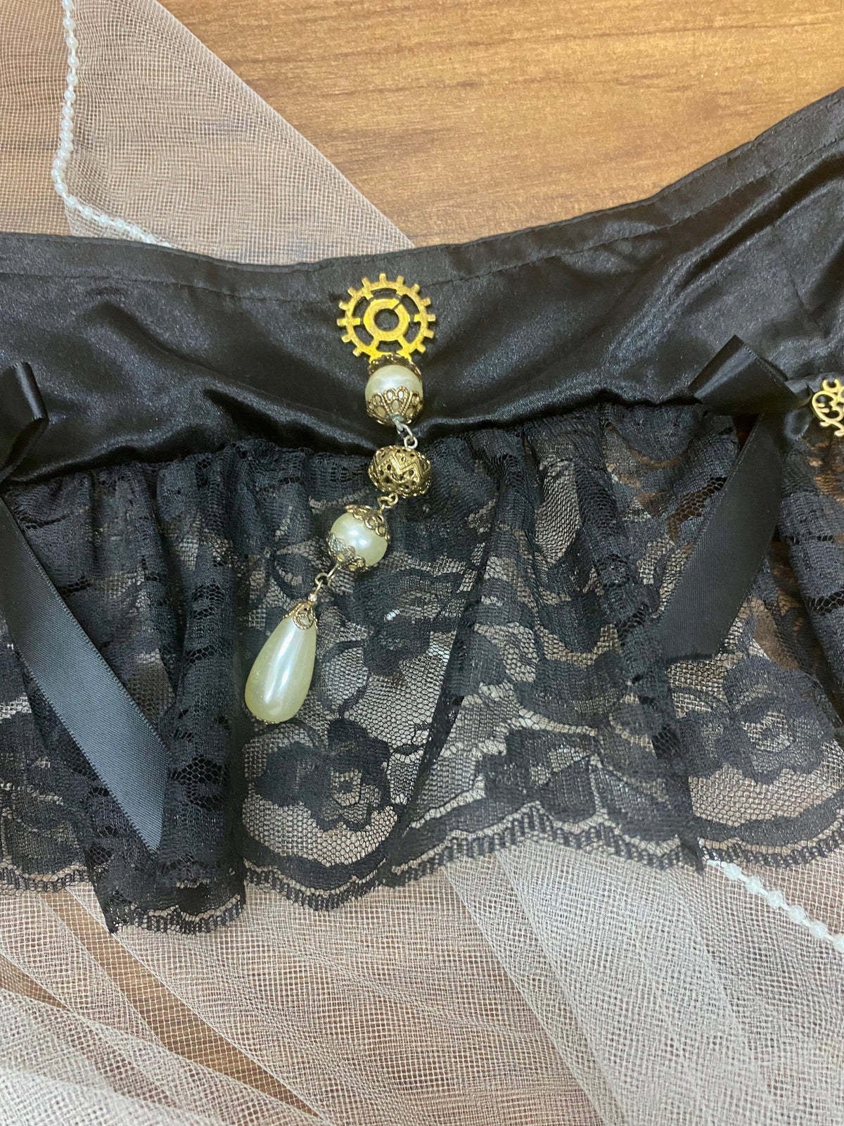 Steampunk Hochzeitskleid Brautkleid Gr.38