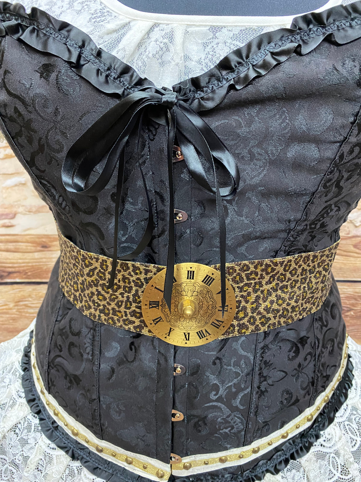 Costume Steampunk pour femme, 7 pièces, haute qualité, taille 48, unique 