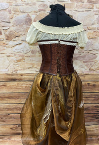 Costume Steampunk pour femme, 7 pièces, haute qualité, taille 46, unique 