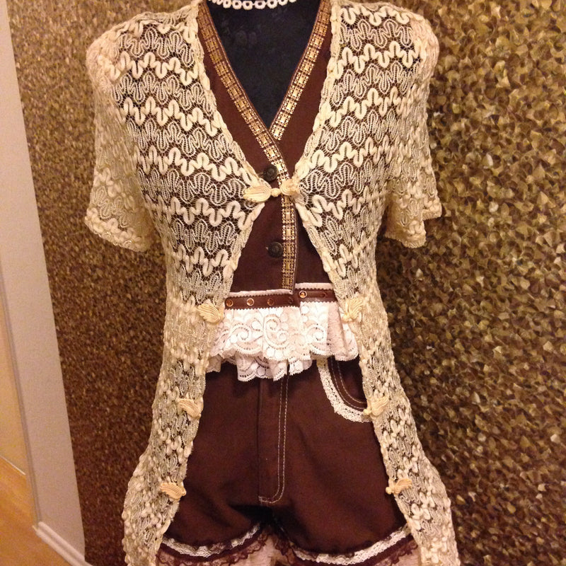 Steampunk Damen-Kostüm Gr.36, Unikat, Hochwertig