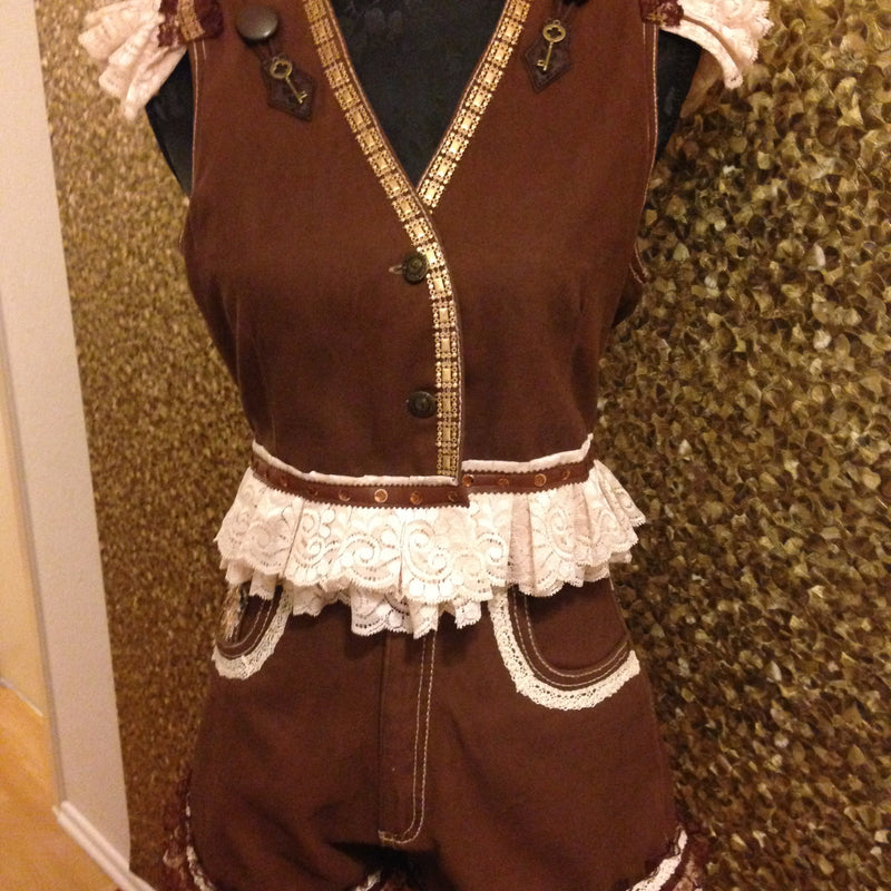 Steampunk Damen-Kostüm Gr.36, Unikat, Hochwertig