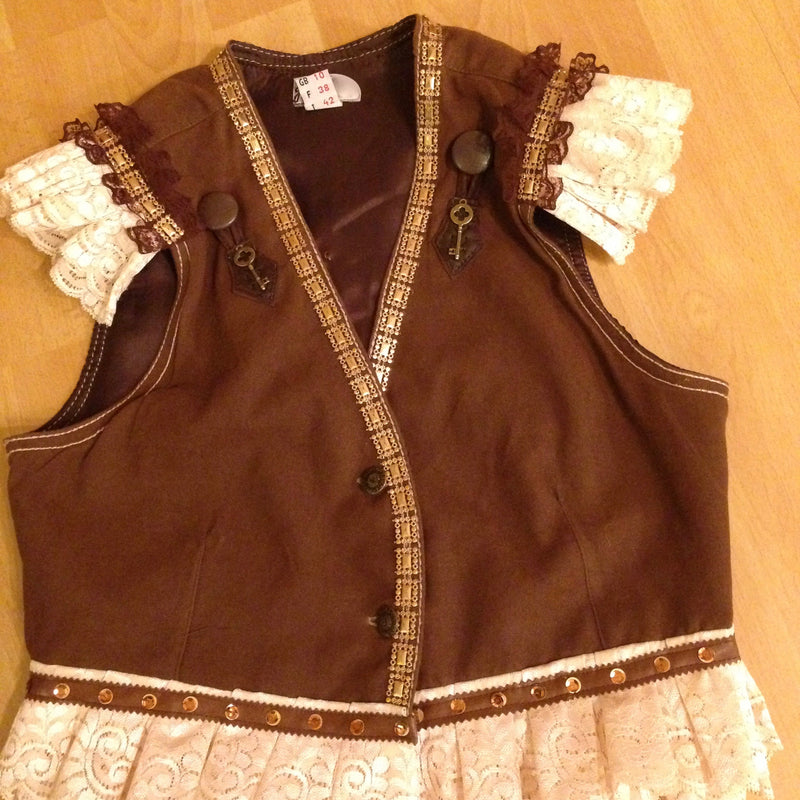 Steampunk Damen-Kostüm Gr.36, Unikat, Hochwertig