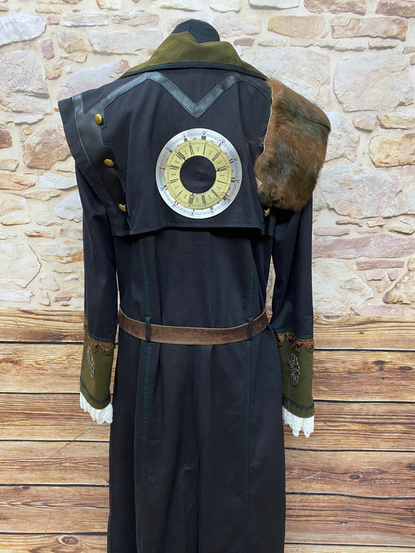 Hochwertiger Steampunk Mantel für Herren Unikat Gr.L