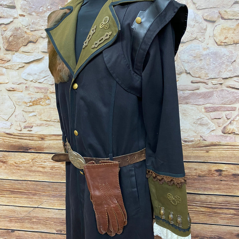 Außergewöhnlicher Steampunk Herrenmantel, Unikat, hochwertig