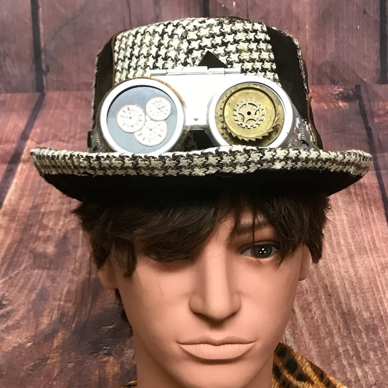Steampunk Zyliner Kopfbedeckung Handmade Gr.57 Unikat