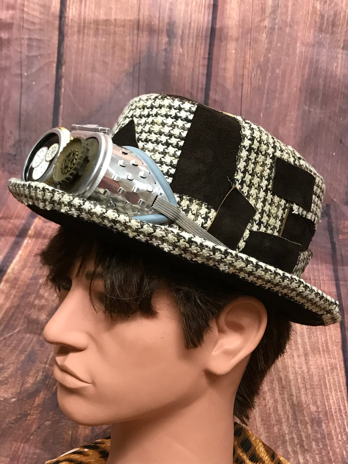 Steampunk Cyliner Headgear Fait à la main Taille 57 Unique 