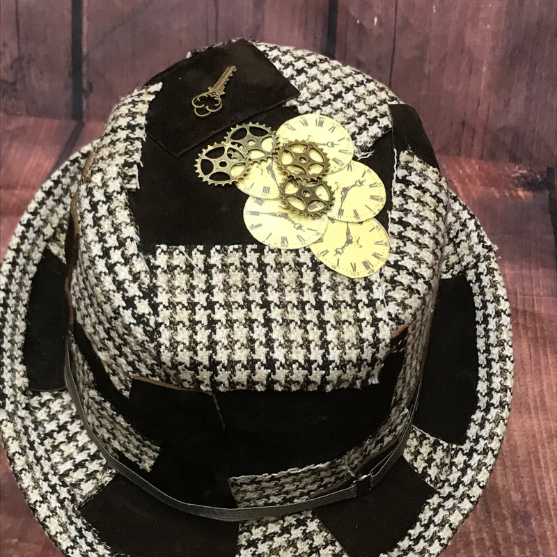 Steampunk Zyliner Kopfbedeckung Handmade Gr.57 Unikat