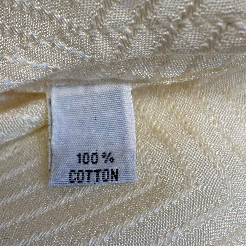Vintage Stehkragen-Hemd in Creme, Gr. 43, Ansicht 3