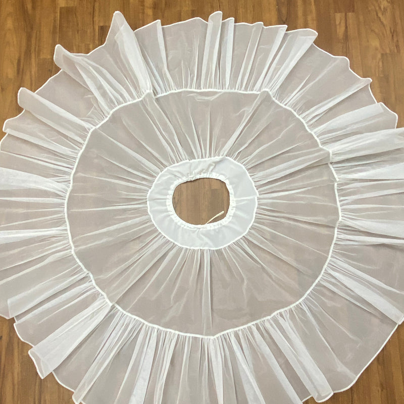Schöner steifer Petticoat in der Farbe weiß Gr.S/M