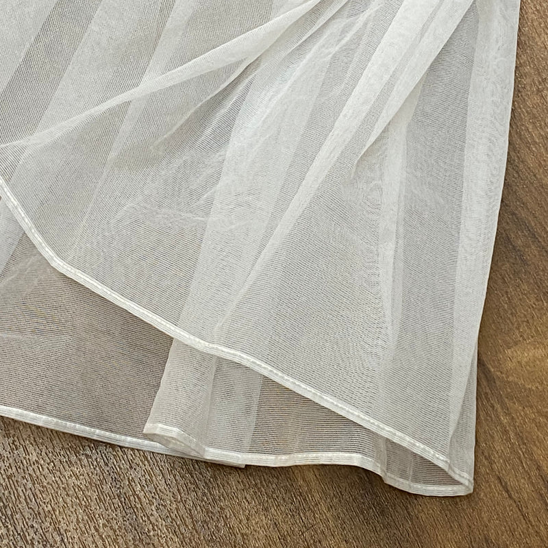 Schöner steifer Petticoat in der Farbe weiß Gr.M