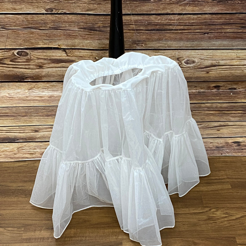 Schöner steifer Petticoat in der Farbe weiß Gr.M