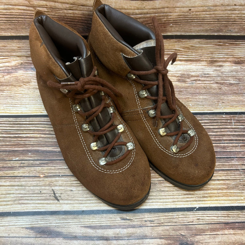 „Vintage Wildleder-Bergstiefel Stein Austria in Braun, Gr. 42, 1970er Jahre“