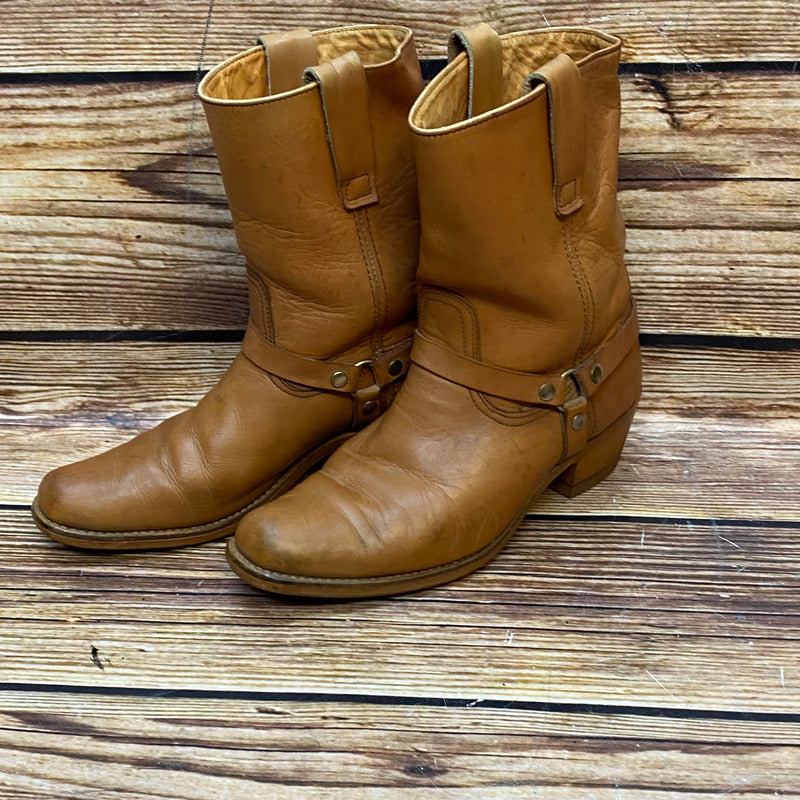 Vintage Lederstiefel in Braun Gr.42