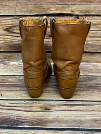 Bottes en cuir vintage en marron taille 42