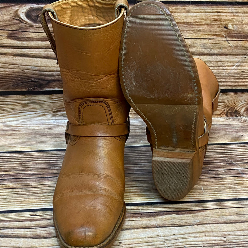 Vintage Lederstiefel in Braun Gr.42