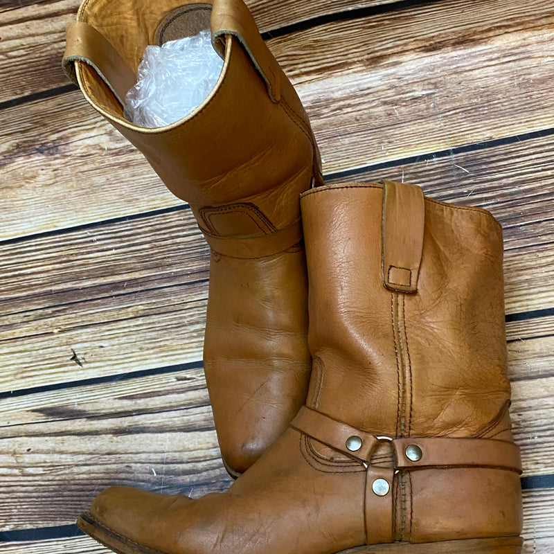 Vintage Lederstiefel in Braun Gr.42