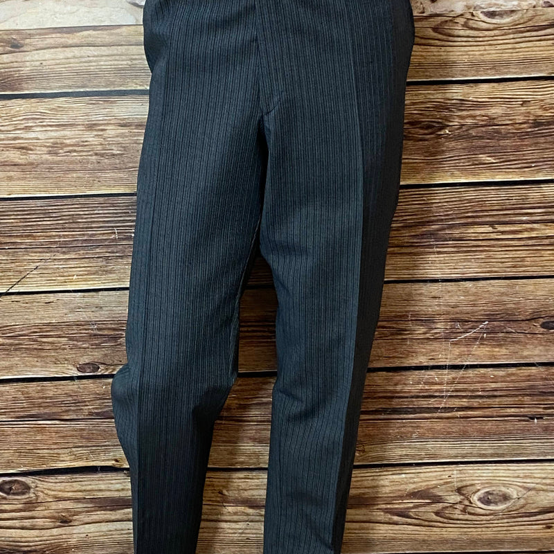 „Vintage Stresemannhose grau gestreift Herren Schurwolle klassische Abendhose“