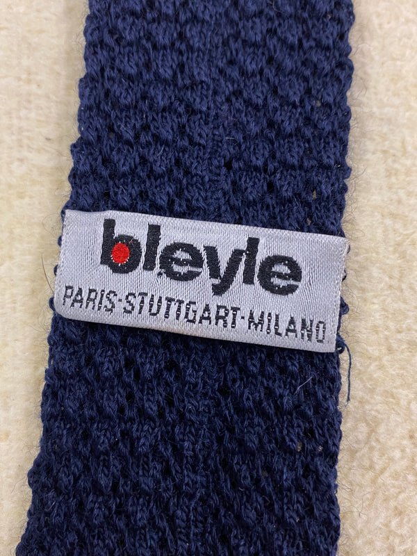 Strick-Krawatte Vintage dunkelblau, Ansicht 3