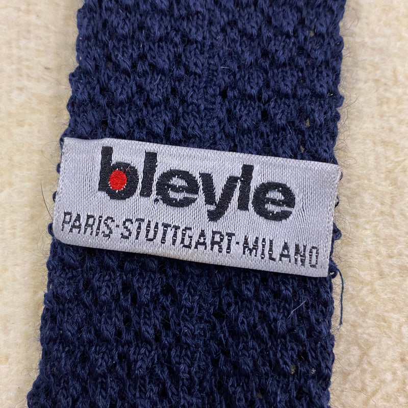 Strick-Krawatte Vintage dunkelblau, Ansicht 3