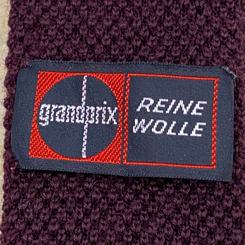 Strick-Krawatte Vintage dunkelila