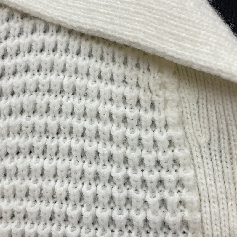 Strickjacke Vintage Damen Jacke Gr.40, cremefarbend