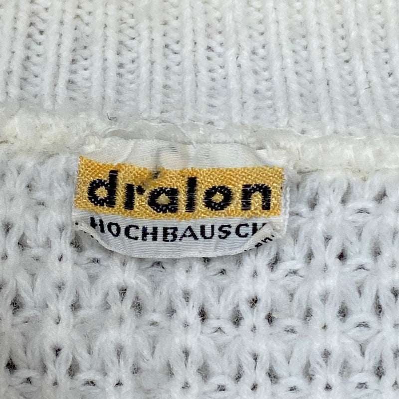 Strickjacke Vintage Damen Jacke Gr.40, cremefarbend