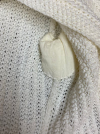 Cardigan femme vintage taille 38, couleur crème 