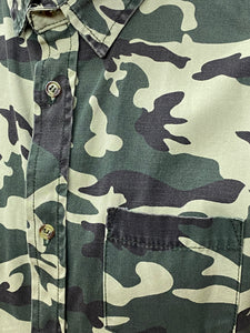 Vintage Tarnjacke Herren Jacke - Tarnhemd Camouflage Gr.XL  Original