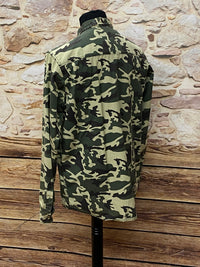 Veste camouflage vintage veste homme - chemise camouflage taille XL original 