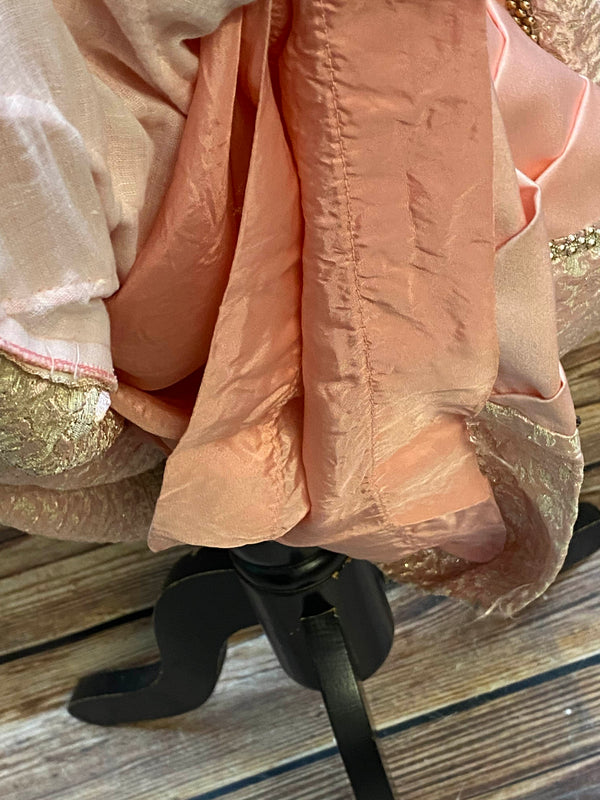 Vintage Theater Kleid 60er Jahre Rosa Gold Abendkleid