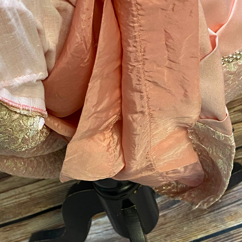 Vintage Theater Kleid 60er Jahre Rosa Gold Abendkleid