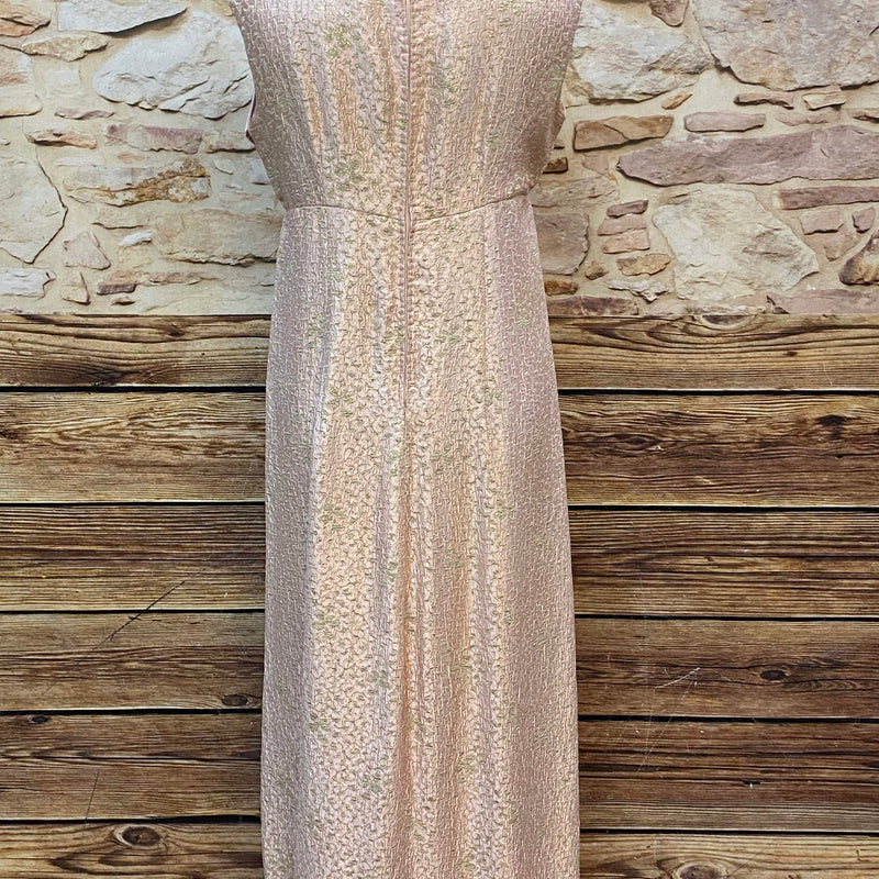 Vintage Theater Kleid 60er Jahre Rosa Gold Abendkleid